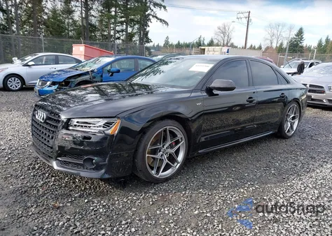 2016 Audi S8 4.0T Plus из США, поврежденный, VIN WUAJ5AFD9GN900529